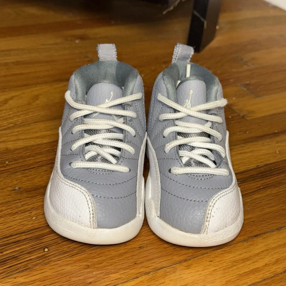 Nike Air Jordan 12 Retro Stealth Grey 850000-015 Baby Toddler Size 7C Sneaker